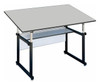 SAM FLAX Drafting Table, 37.5"x60" - Monthly Rental, Customizations Available 