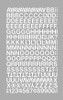  Chartpak 1/2" White Vinyl Capital Letters & Numbers 