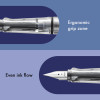 Lamy Inc LAMY Safari Fountain Pen, Vista, Broad Nib 