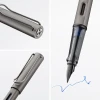 Lamy Inc LAMY Lx Fountain Pen, Ruthenium, Medium Nib 