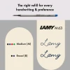LAMY Lx Rollerball Pen, Palladium, Medium