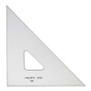  Pacific Arc Acrylic Triangle with Inking Edge, 45/90, 14" 