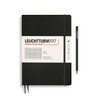 Leuchtturm 1917 Leuchtturm Softcover Notebook, Black, (Composition B5), 123 p., squared