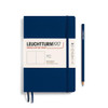 Leuchtturm 1917 Leuchtturm Softcover (Medium A5) Notebook, Navy, 123 p., plain