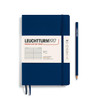 Leuchtturm 1917 Leuchtturm Softcover (Medium A5) Notebook, Navy, 123 p., ruled