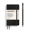 Leuchtturm 1917 Leuchtturm Softcover Pocket Notebook (A6) Black, 123 p., squared