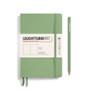 Leuchtturm 1917 Leuchtturm Softcover Paperback (B6+) Notebook, Sage, 123 p., plain