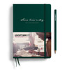 Leuchtturm 1917 Leuchtturm Some Lines A Day, 5 Year Memory Book, Hardcover, (Medium A5), Forest Green, 364p., 80 gsm paper