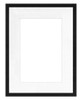 Framatic - MCS Framatic Modern Readymade Seamless 18"x24" Black Frame with 12"x18" Acid-Free White Mat  Framatic - MCS Framatic Modern Readymade Seamless 18"x24" Black Frame with 12"x18" Acid-Free White Mat