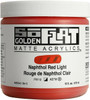 Golden Artist Colors Golden SoFlat Matte Acrylic, 16oz Jar, Napthol Red Light