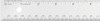  Alumicolor Straight Edge Aluminum Ruler with Center Finding Back, 36", Silver 