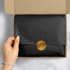  Jillson & Roberts Tissue Paper Pack, Solid Black 