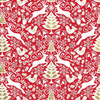  Jillson & Roberts Jumbo Wrapping Paper Roll, Red Scandanavian 