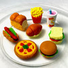 bc mini BCmini Fast Food Erasers - Assorted Shapes, Mystery Pick! 