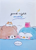 BCmini Sleepy Animals Goodnight Moffy Mini Notepad