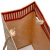 Jillson & Roberts Gift Bag, Medium, Red Dots on Kraft