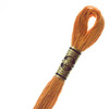  DMC Embroidery Floss, 976 Golden Brown Medium 