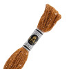  DMC Embroidery Floss, 433 Shimmer Medium Brown 