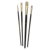 Princeton Artist Brush Company Princeton Brush Dakota Synthetic Hog Bristle, Series 6300, Professional Brush Set, 4Pk 
