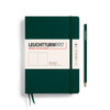 Leuchtturm 1917 Leuchtturm Softcover (Medium A5) Notebook, Forest Green, 123p., plain 