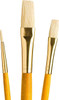 Princeton Artist Brush Company Princeton Brush RealValue Set, Short Handle Series 9100, #9103, Natural Bristle, 3pk  Princeton Artist Brush Company Princeton Brush RealValue Set, Short Handle Series 9100, #9103, Natural Bristle, 3pk