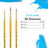 Princeton Artist Brush Company Princeton Brush RealValue Set, Short Handle Series 9100, #9105, Synthetic Bristle, 3pk  Princeton Artist Brush Company Princeton Brush RealValue Set, Short Handle Series 9100, #9105, Synthetic Bristle, 3pk