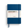 Leuchtturm 1917 Leuchtturm Hardcover Notebook, Indigo, Medium (A5), 251p., plain 