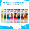 Princeton Artist Brush Company Real Value Brush Set Golden Taklon 9171 4Pk 