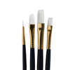 Princeton Artist Brush Company Real Value Brush Set White Taklon 9130 4Pk 