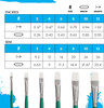 Princeton Artist Brush Company Princeton Brush Summit White Synthetic Sable, Series 6100, Bright 4 