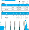 Princeton Artist Brush Company Princeton Brush Ashley Natural Bristle, Series 5200, Filbert 12 