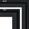 Ampersand Art Supply Ampersand Art Floaterframe, Black - Thin - 1.5" - 8"x10" 