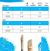 Princeton Artist Brush Company Princeton Brush Dakota Synthetic Hog Bristle, Series 6300, Angle Bright 6 