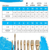 Princeton Artist Brush Company Princeton Brush Dakota Synthetic Hog Bristle, Series 6300, Bright 10 
