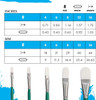 Princeton Artist Brush Company Princeton Brush Summit White Synthetic Sable, Series 6100, Filbert 12 