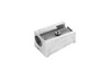  Milan Aluminum Pencil Sharpener, Single Hole 