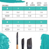 Princeton Artist Brush Company Princeton Brush Catalyst Polytip Bristle, Series 6400, Long Handle, Angle Bright 6 