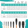 Princeton Artist Brush Company Princeton Brush Catalyst Polytip Bristle, Series 6400, Long Handle, Flat 6  Princeton Artist Brush Company Princeton Brush Catalyst Polytip Bristle, Series 6400, Long Handle, Flat 6