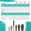Princeton Artist Brush Company Princeton Brush Catalyst Polytip Bristle, Series 6400, Long Handle, Filbert 8 