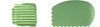 Princeton Artist Brush Company Catalyst Silicone Wedge No. 3, Green 