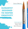 Princeton Brush Select Artiste, Series 3750, Pointed Filbert 4 Princeton Brush Select Artiste, Series 3750, Pointed Filbert 4