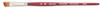Princeton Artist Brush Company Princeton Brush Velvetouch, Series 3950, Short Handle Brushes, Angle Shader 1/4" 
