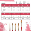 Princeton Artist Brush Company Princeton Brush Velvetouch, Series 3950, Short Handle Brushes, Flat Shader 2  Princeton Artist Brush Company Princeton Brush Velvetouch, Series 3950, Short Handle Brushes, Flat Shader 2