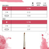 Princeton Artist Brush Company Princeton Brush Velvetouch, Series 3950, Short Handle Brushes, Mini Angle Shader 1/16" 
