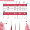 Princeton Artist Brush Company Princeton Brush Velvetouch, Series 3950, Short Handle Brushes, Mini Round 0 