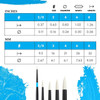 Princeton Artist Brush Company Princeton Brush Aspen Synthetic Bristle, Series 6500, Round 2 