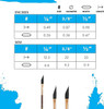 Princeton Artist Brush Company Princeton Brush Neptune Synthetic Squirrel, Series 4750, Dagger Striper 3/8" 