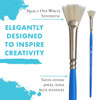 Princeton Artist Brush Company Princeton Brush Select Artiste, Series 3750, Bristle Fan 2  Princeton Artist Brush Company Princeton Brush Select Artiste, Series 3750, Bristle Fan 2