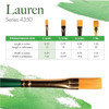 Princeton Artist Brush Company Princeton Brush Lauren Golden Synthetic, Series 4350, Stroke 1/4" 