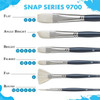 Princeton Brush Snap! Series 9700, Long Handle, Natural Bristle, Bright 8